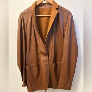 Marcello Sport Reversible Suede & Nappa Leather Jacket – M